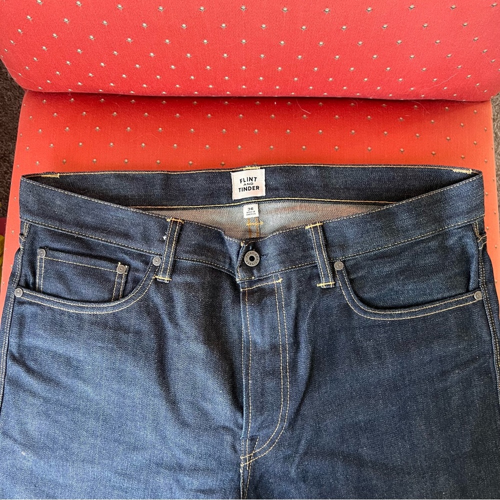 Flint and Tinder Raw Demin Jeans